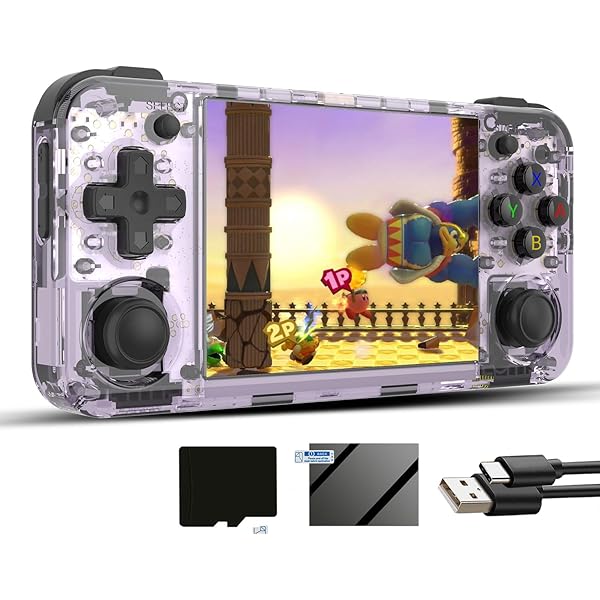 Anbernic RG35XX H クリア ゲーム機 Amazon.co.jp: ANBERNIC RG35XX H ハンドヘルドゲーム機 Linuxシステム
